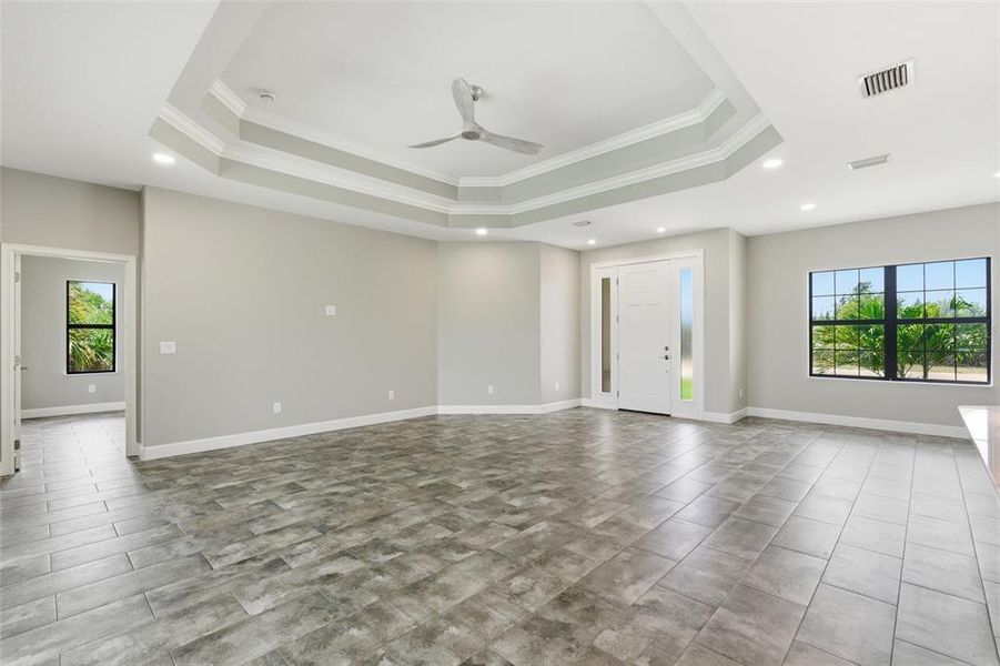 Spacious, unfurnished interior of a new home in , Port Charlotte (Image 26).