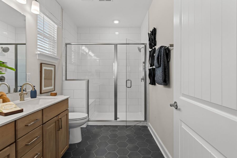 Representative furnished interior of a home built from the The Hibiscus by Chesapeake Homes in Coastal Club of the Carolinas, Calabash (Image 31).