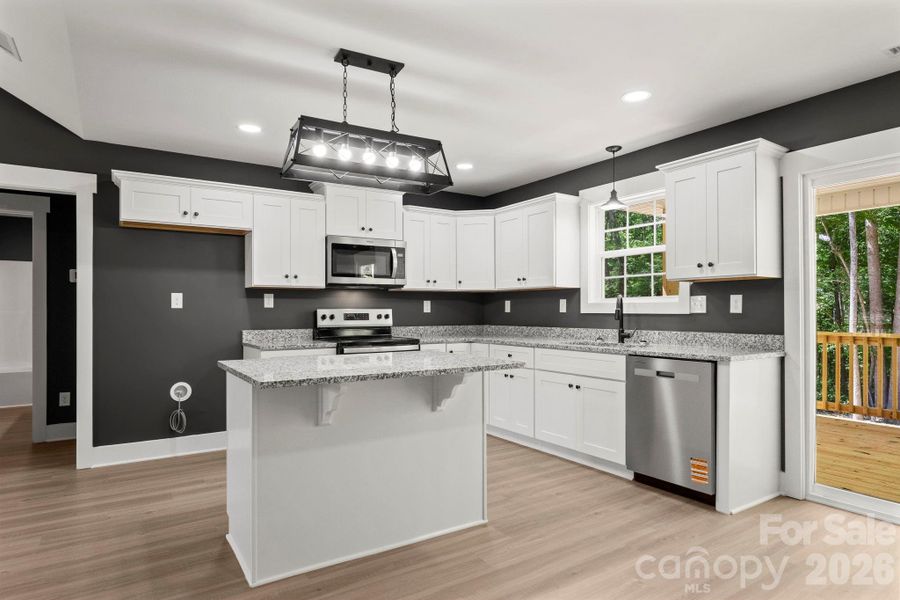 Furnished interior view inside a new home in , York (Image 6).