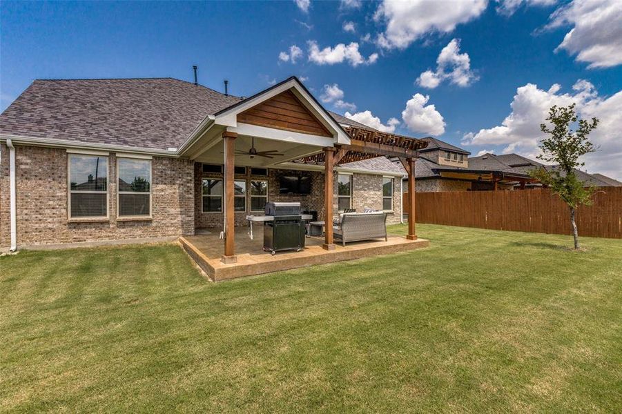 Front exterior of a new home in , Little Elm, TX, highlighting curb appeal (Image 21). Front exterior of a new home in , Little Elm, TX, highlighting curb appeal (Image 21).