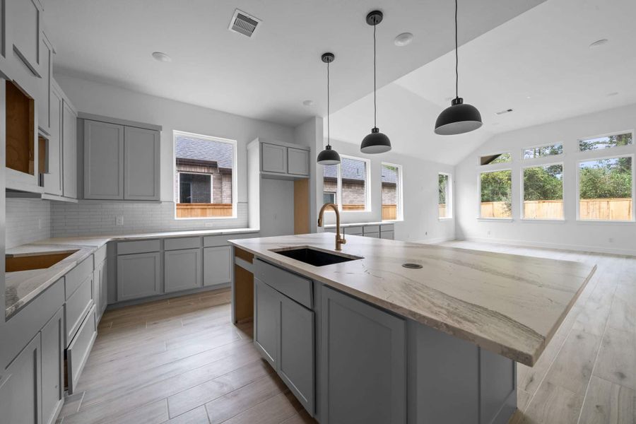 Furnished interior view inside a new home in Kresston, Montgomery (Image 6).