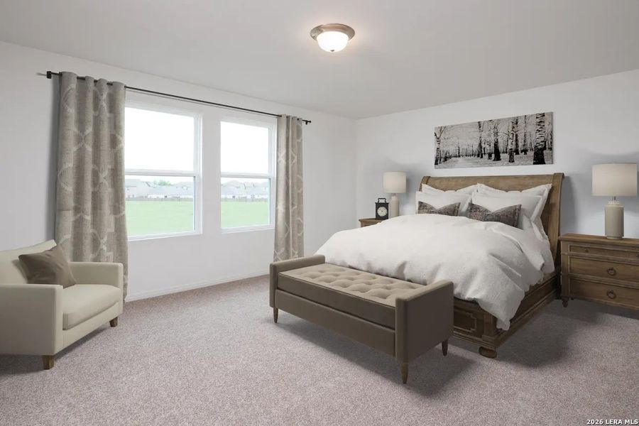 Furnished interior view inside a new home in Cordova Trails, Seguin (Image 4). Furnished interior view inside a new home in Cordova Trails, Seguin (Image 4).