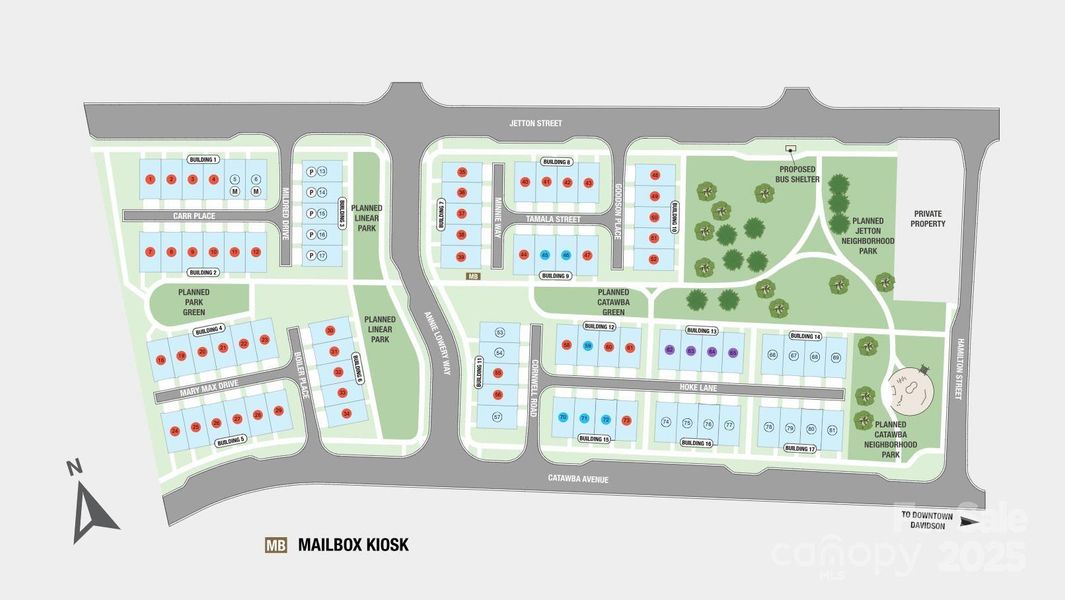 Parkside Commons Sitemap