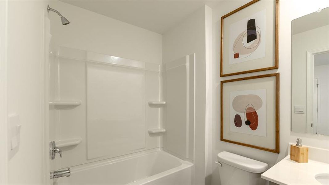 Furnished interior view inside a new home in Barrett Cove, Marietta (Image 9).