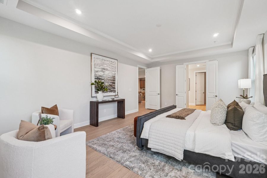 Furnished interior view inside a new home in , Charlotte (Image 27).