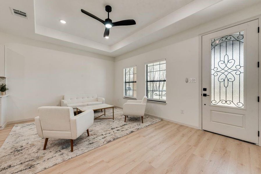 Furnished interior view inside a new home in , Fort Worth (Image 12).