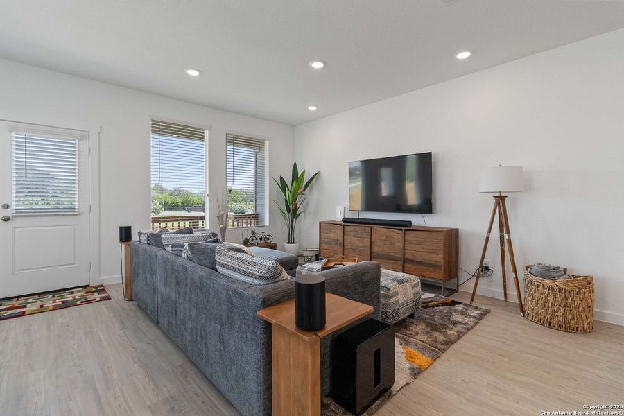 Furnished interior view inside a new home in Sage Meadows: Coastline Collection, St. Hedwig (Image 10). Furnished interior view inside a new home in Sage Meadows: Coastline Collection, St. Hedwig (Image 10).