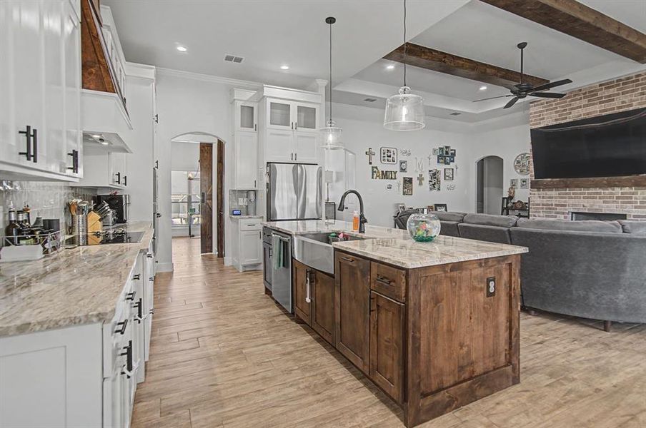 Furnished interior view inside a new home in Kessler Farms, Brock (Image 6).