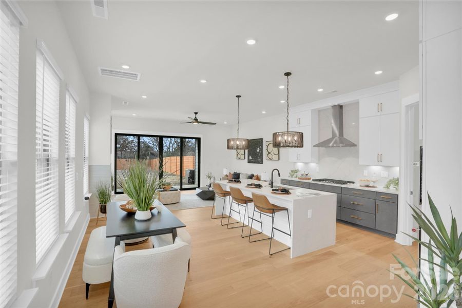 Furnished interior view inside a new home in , Charlotte (Image 31). Furnished interior view inside a new home in , Charlotte (Image 31).