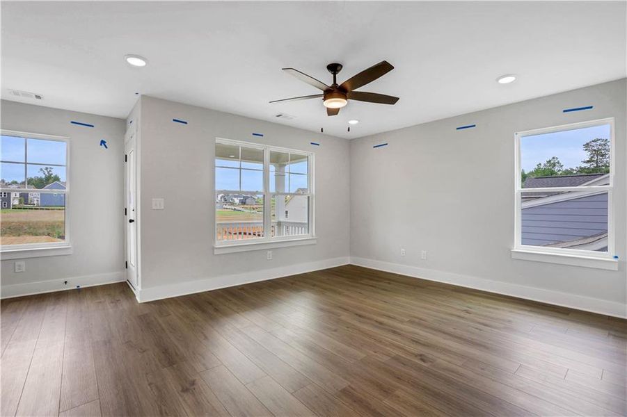 Spacious, unfurnished interior of a new home in Twin Lakes, Hoschton (Image 29). Spacious, unfurnished interior of a new home in Twin Lakes, Hoschton (Image 29).