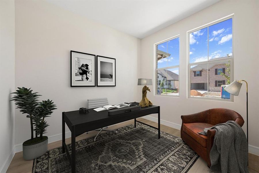 Furnished interior view inside a new home in Elevon, Lavon (Image 26). Furnished interior view inside a new home in Elevon, Lavon (Image 26).