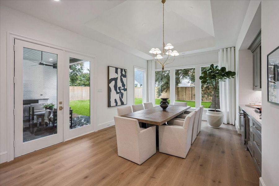Furnished interior view inside a new home in , Houston (Image 7).