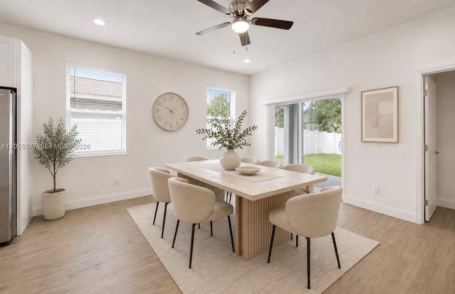 Furnished interior view inside a new home in , Tampa (Image 5). Furnished interior view inside a new home in , Tampa (Image 5).