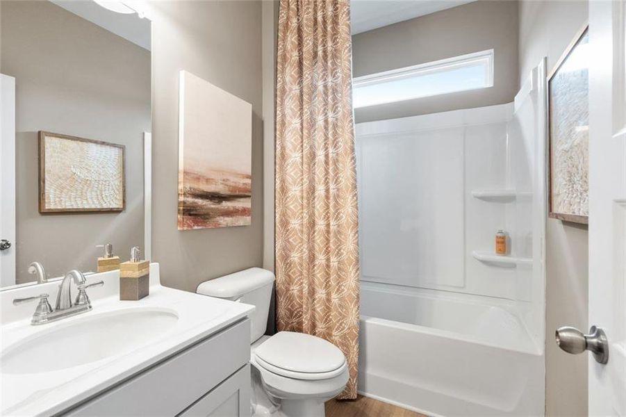 Furnished interior view inside a new home in Summerfield Place, Carrollton (Image 12).