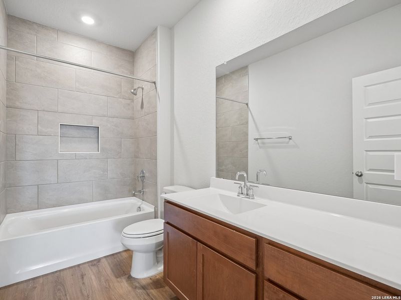Furnished interior view inside a new home in Talley Fields, San Antonio (Image 9).