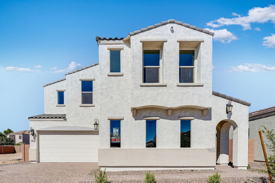 Representative exterior photo of a completed home built from the Revere by Taylor Morrison in Combs Ranch Landmark Collection, San Tan Valley, AZ (Image 24).