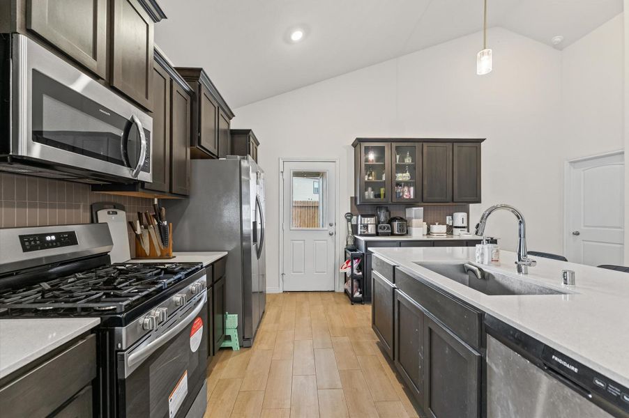 Furnished interior view inside a new home in Cypress Oaks North, Cypress (Image 8).
