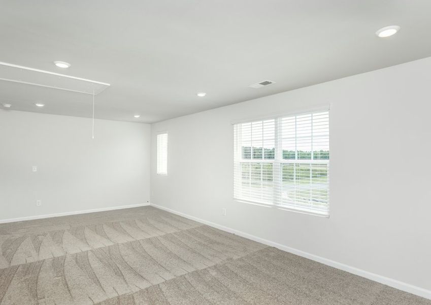 Windows in the flex room