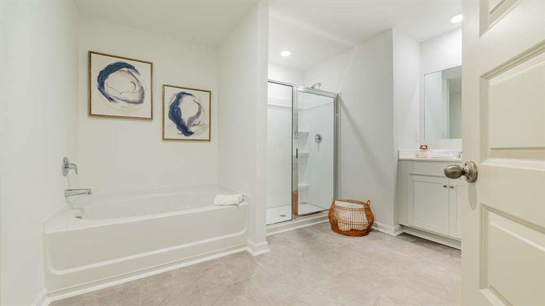 Furnished interior view inside a new home in Harvest Park, Decatur (Image 29).