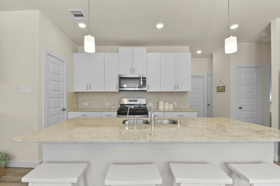 Furnished interior view inside a new home in Harper's Preserve - Traditional Series, Conroe (Image 3).