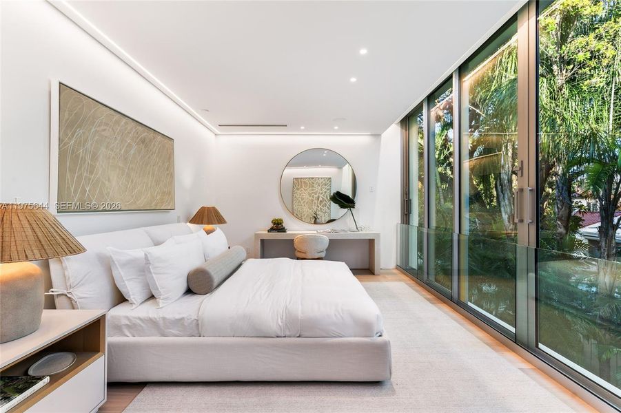 Furnished interior view inside a new home in , Miami (Image 15).