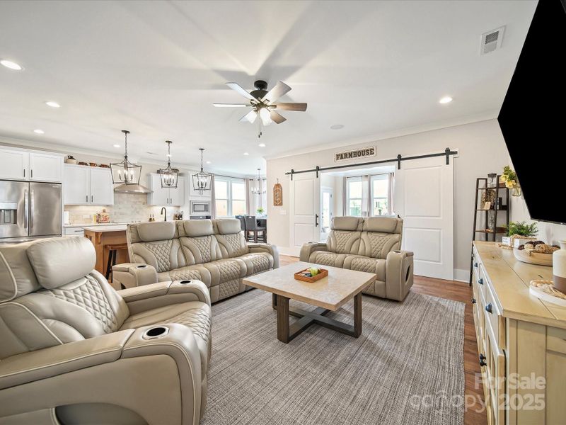 Furnished interior view inside a new home in Tillery Tradition, Mount Gilead (Image 9).