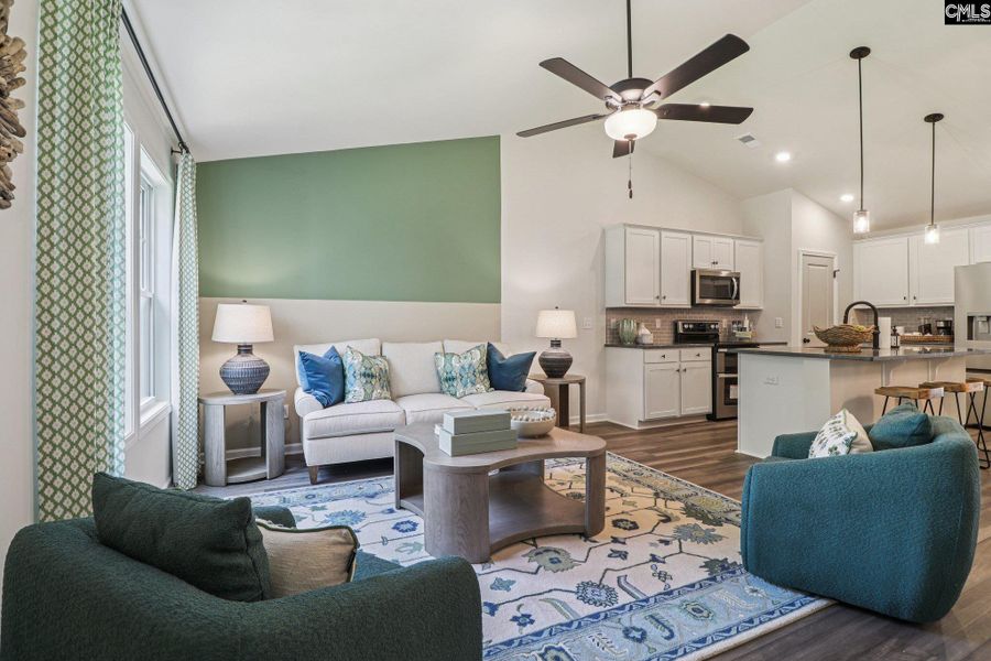 Furnished interior view inside a new home in Piney Woods Bluff, Columbia (Image 5).
