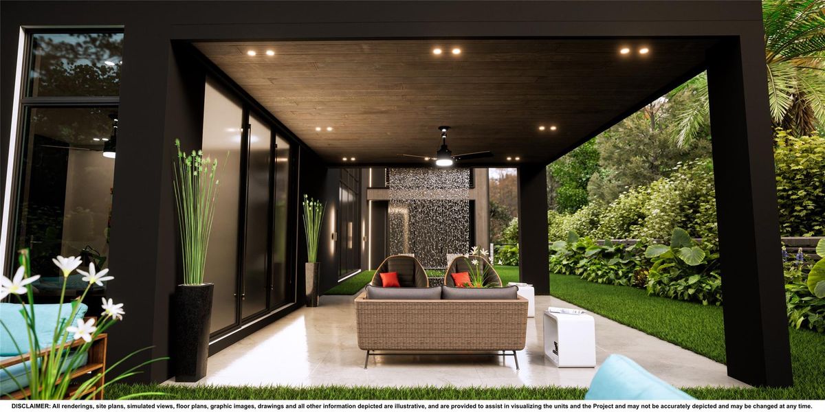 DISCLAIMER: All renderings, site plans, simulated views, floor plans, graphic images, drawings and all other information depicted are illustrative, and are provided to assist in visualizing the units and the Project and may not be accurately depicted and may be changed at any time.