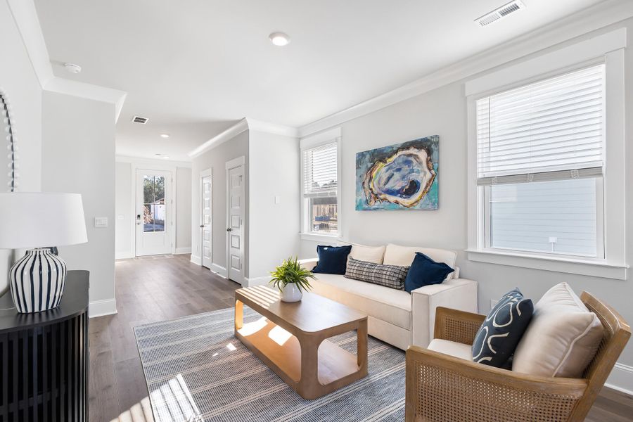 Furnished interior view inside a new home in Rivers Reach, Yemassee (Image 8).