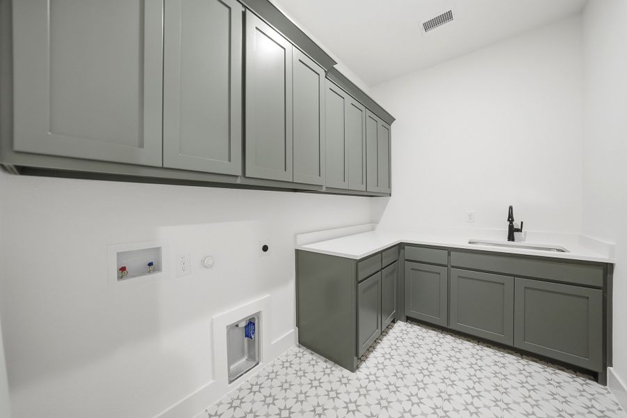 Furnished interior view inside a new home in Park Place - 80' Lots, Prosper (Image 11).