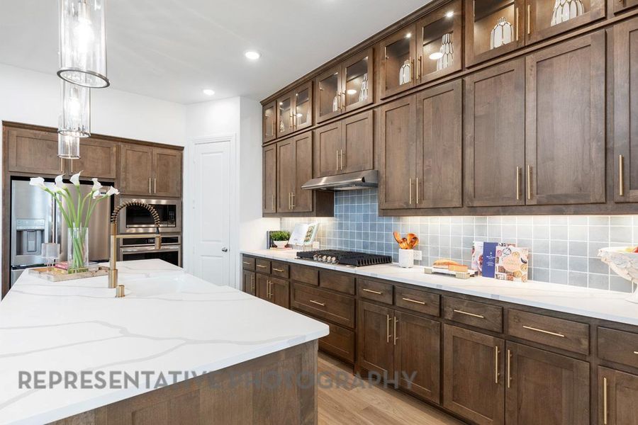 Furnished interior view inside a new home in Elyson: 55ft. lots, Katy (Image 3). Furnished interior view inside a new home in Elyson: 55ft. lots, Katy (Image 3).