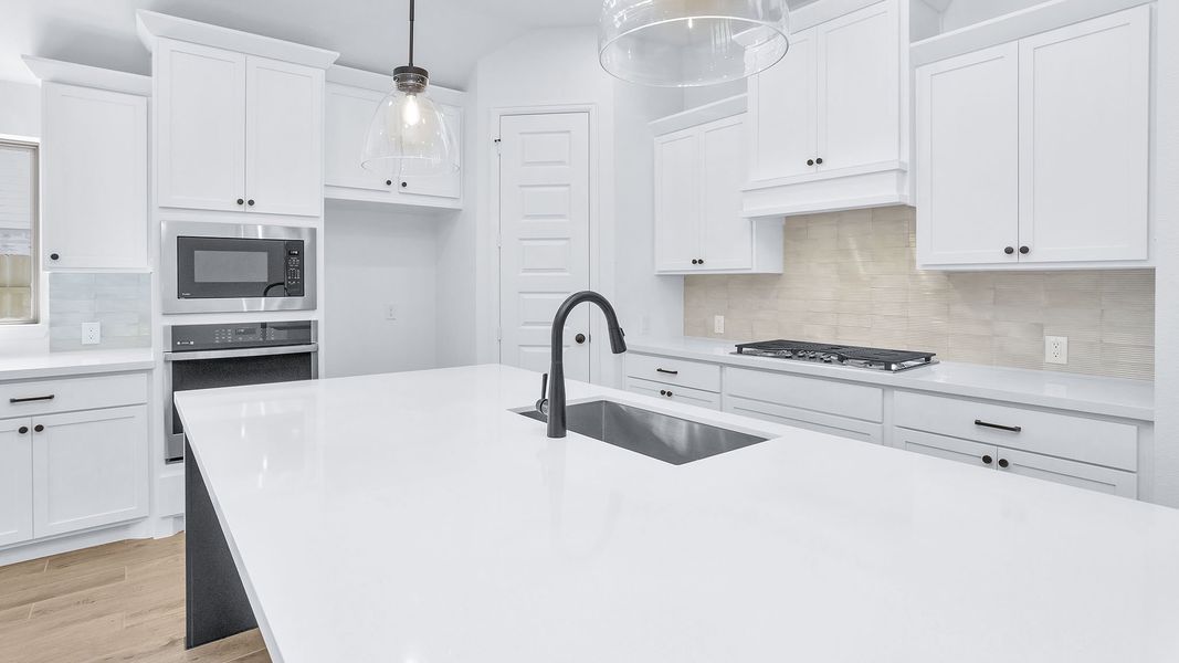Furnished interior view inside a new home in Grand Central Park, Conroe (Image 8).