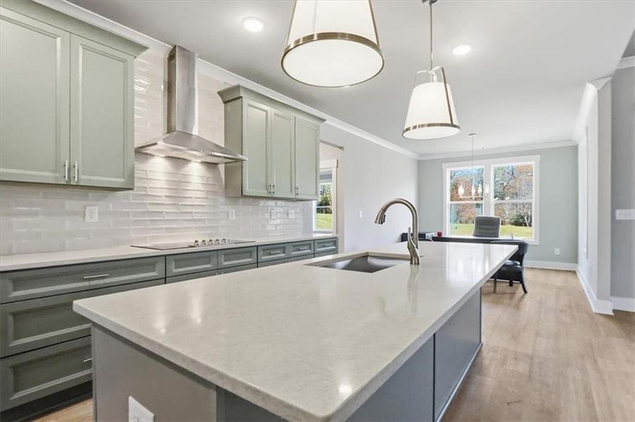 Furnished interior view inside a new home in , Statham (Image 12).