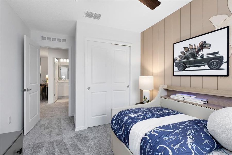 Furnished interior view inside a new home in Silverleaf Oaks, Winter Garden (Image 8).