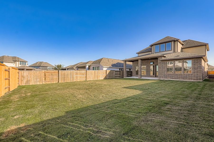 Exterior details and patio area of a home in 6 Creeks, Kyle (Image 2). Exterior details and patio area of a home in 6 Creeks, Kyle (Image 2).