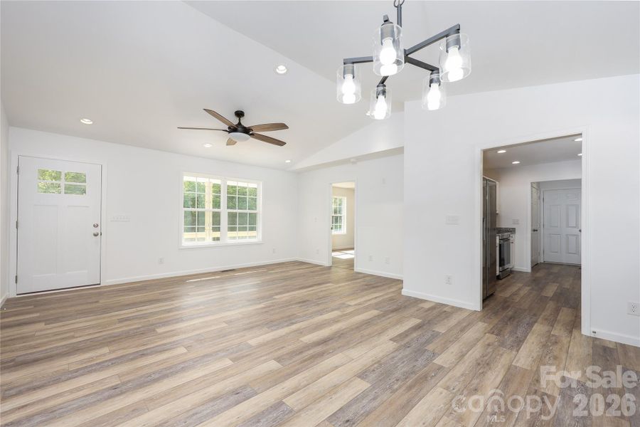 Living and dining area