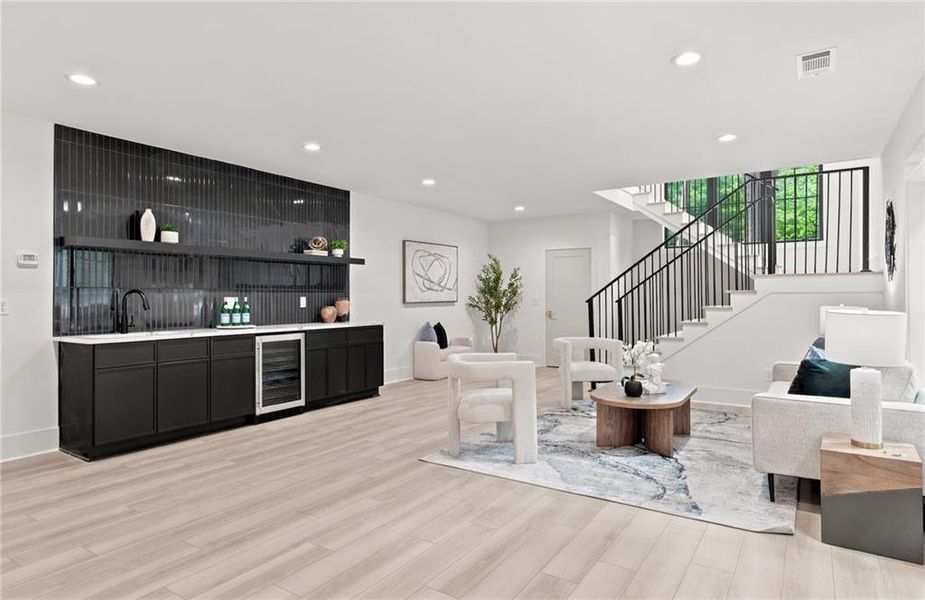 Furnished interior view inside a new home in , Atlanta (Image 13).