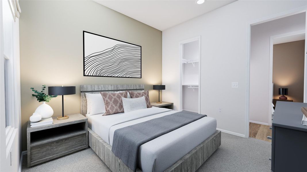 Furnished interior view inside a new home in Anniston, Katy (Image 15).