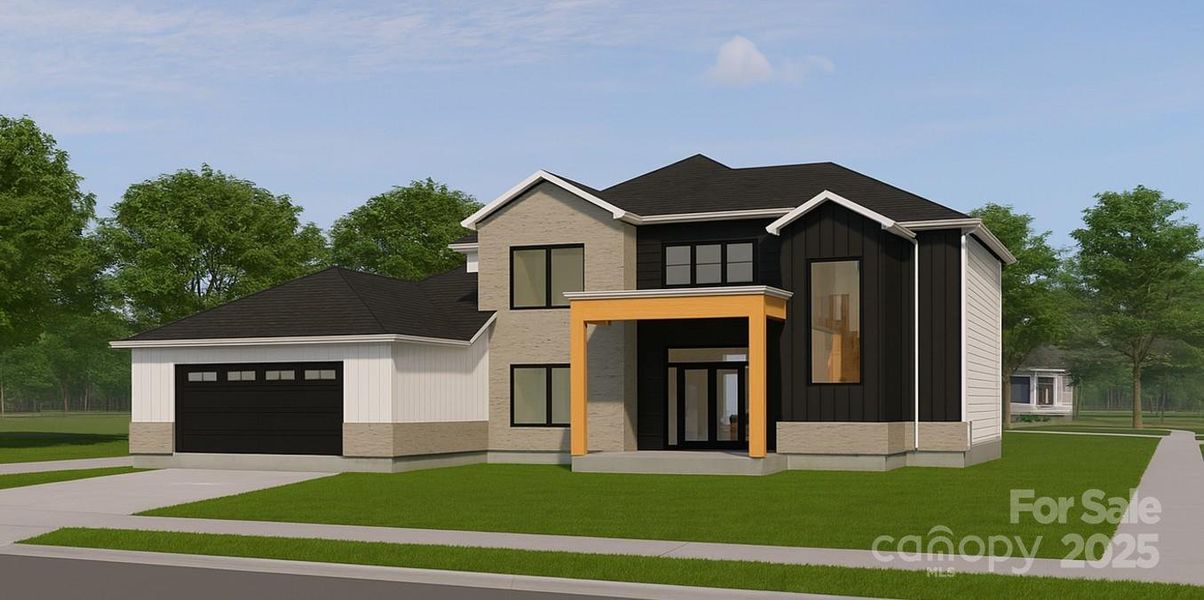 Architectural Rendering of the Proposed Front Elevation