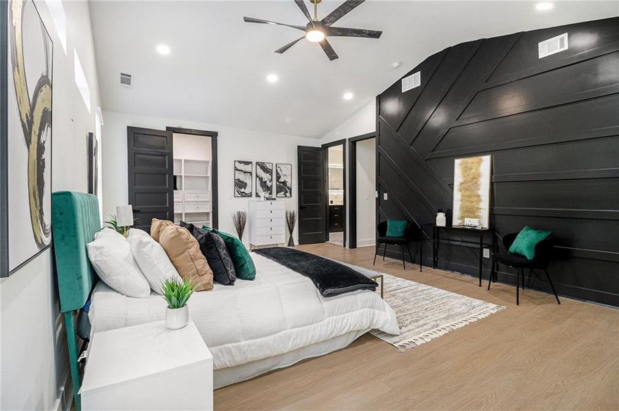 Furnished interior view inside a new home in , Atlanta (Image 32).