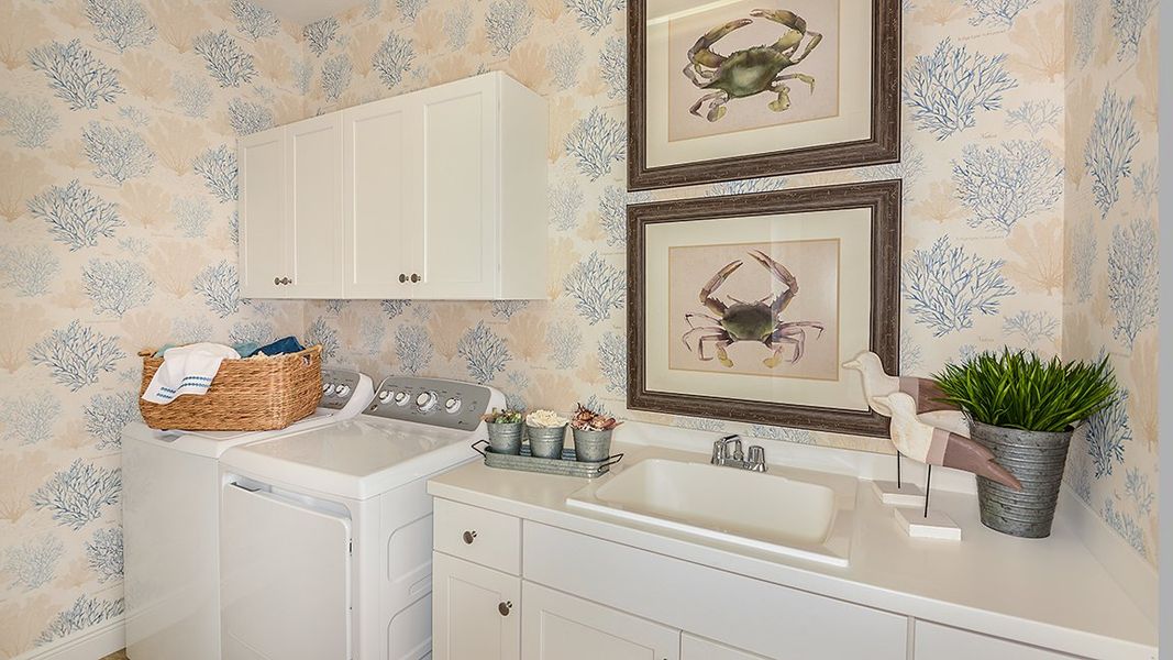 Furnished interior view inside a new home in Grand Palm, Venice (Image 19).