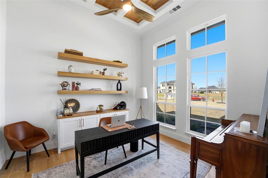 Furnished interior view inside a new home in , Rockwall (Image 34).