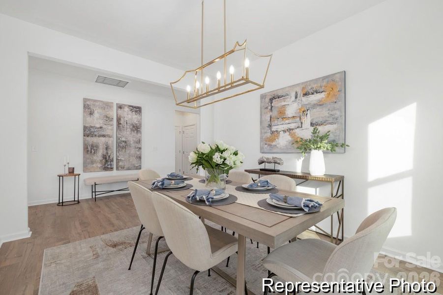 Furnished interior view inside a new home in Whispering Hills, Locust (Image 24). Furnished interior view inside a new home in Whispering Hills, Locust (Image 24).