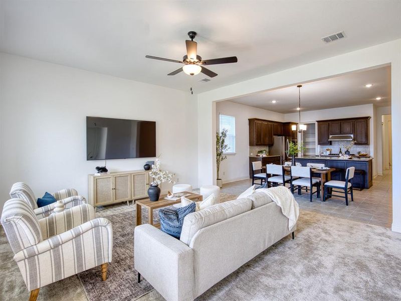 Furnished interior view inside a new home in , Prosper (Image 10). Furnished interior view inside a new home in , Prosper (Image 10).