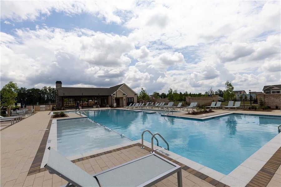 Incredible amenities will be  Incredible amenities will be Gated, Resort-style pool with covered cabana, grills, fireplace, and outdoor dining area and a community lawn featuring Adirondack group seating and fire pits.