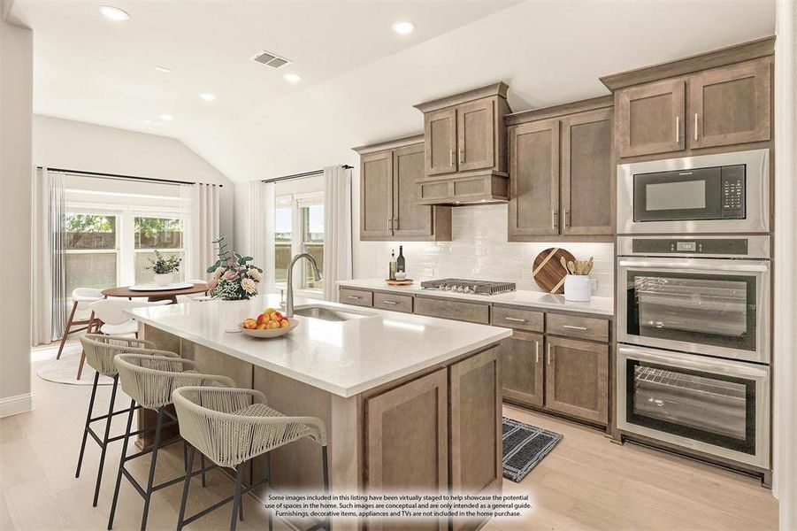 Furnished interior view inside a new home in Timberbrook 3B-4A, Justin (Image 5).