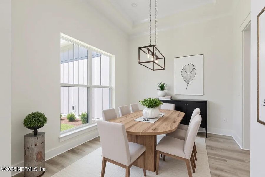 Furnished interior view inside a new home in , Jacksonville (Image 10).