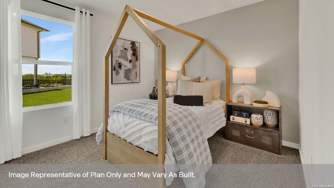 Furnished interior view inside a new home in Mayfair, New Braunfels (Image 27).