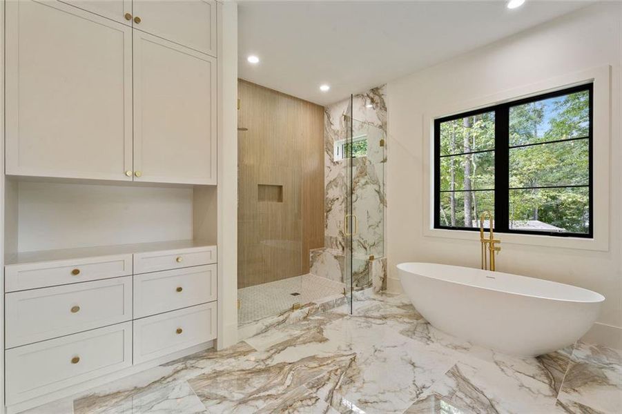 Furnished interior view inside a new home in , Alpharetta (Image 8).