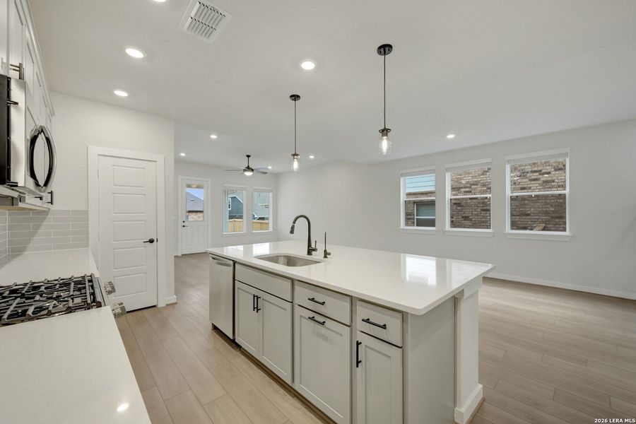 Furnished interior view inside a new home in Mayfair - Select Garden Series, New Braunfels (Image 8).
